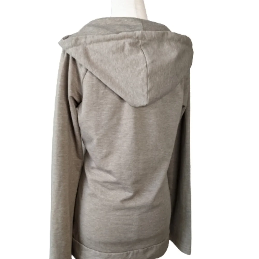 Roxy Embroidered V Neck Hoodie Sz M - Picture 8 of 10